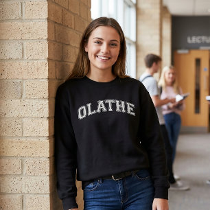 Sudadera estilo universitario OLATHE América Colle