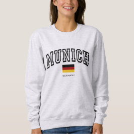 Sudadera Estilo Varsity Vintage Múnich Alemán