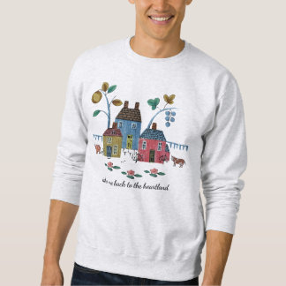 Sudadera Estilo Vintage Country Acogedor Americano de Heart
