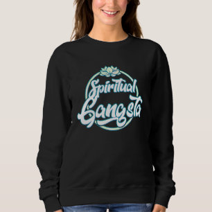 Sudadera Estilo Vintage Yoga Espiritual Gráfica divertida P