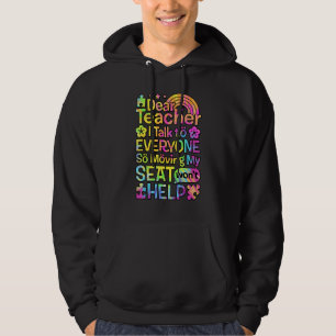 Sudadera Estimado maestro, hablo con todos, así que cambiar