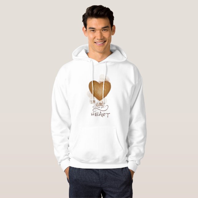 Sudadera Estímulo Religioso del Corazón, Grunge (Anverso completo)