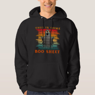 Sudadera Esto es alguna hoja de boo divertida fantasma de h