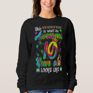 Sudadera Esto es lo asombroso de los 10 años