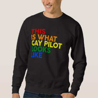 Sudadera Esto Es Lo Que El Piloto Gay Parece Lgbt Corlor Ra