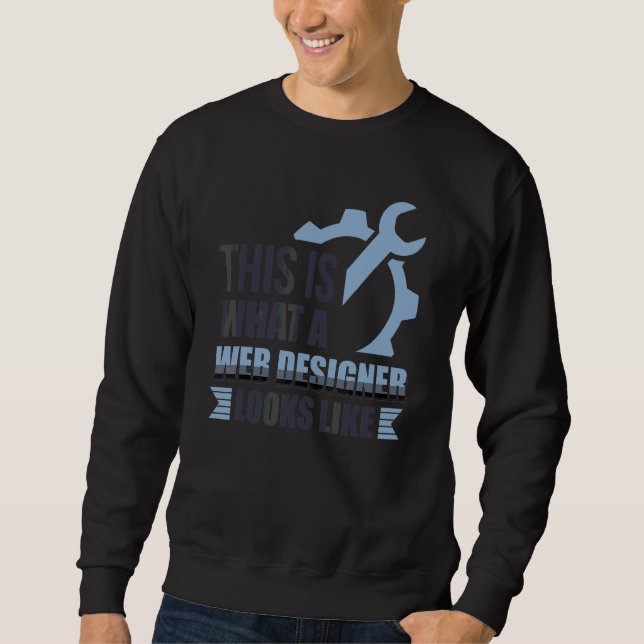 Sudadera Esto Es Lo Que Parece Un Diseñador Web Css Program (Anverso)