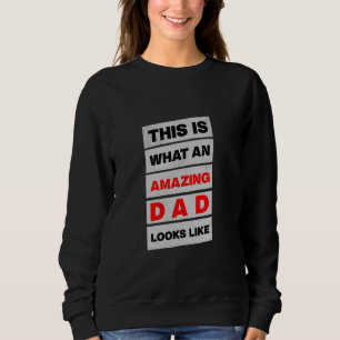 Sudadera Esto Es Lo Que Parece Un Papá Increíble Padre Geni