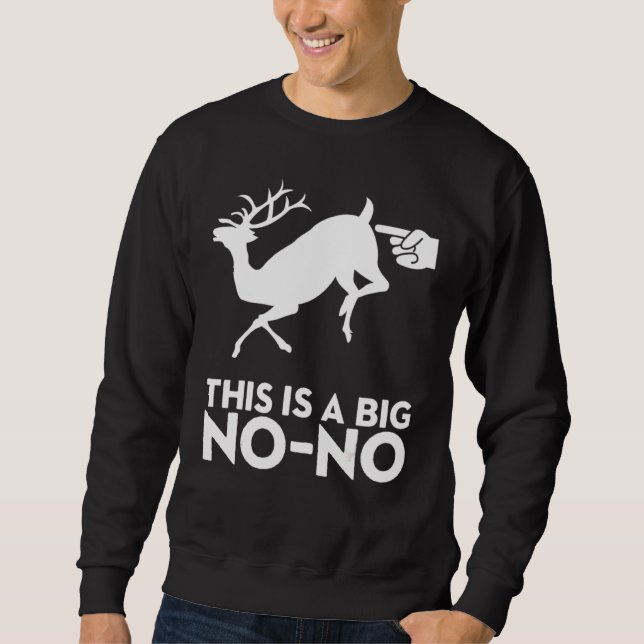 Sudadera Esto Es Un Gran No No No A Los Cerebros (Anverso)