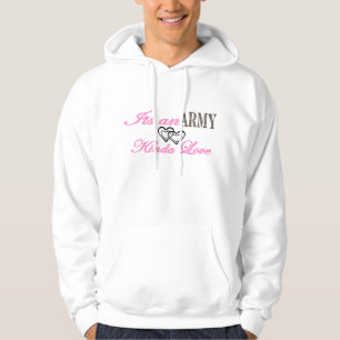 Sudadera Esto es una amor-Esposa del ejército un poco