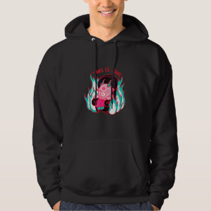 Sudadera Esto está bien demonio sofá relajado