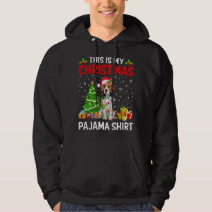 Sudadera Estos son mis Navidades Beagle Dog Pajama Xmas Lig