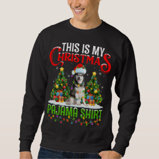 Sudadera Estos son mis Navidades Pajama Alaskan Malamute Ch