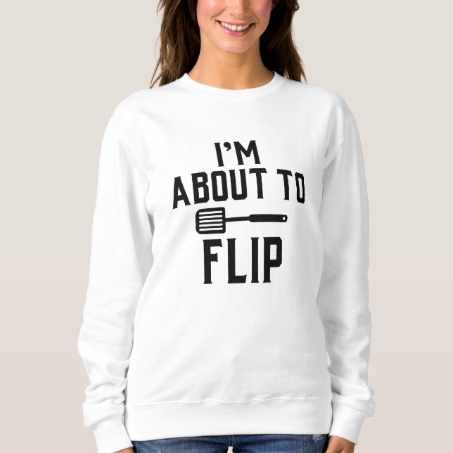 Sudadera Estoy a punto de voltear (Anverso)