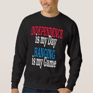 Sudadera Estoy Acá Para Bang El 4 De Julio De La Independen