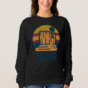Sudadera Estoy acabado diciendo 'Peopling Retro Vintage' al