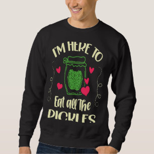 Sudadera Estoy aquí para comer todo el vegetariano de las p