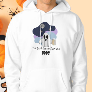 Sudadera Estoy aquí solo por los BOOS divertido fantasma de