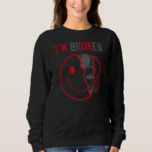Sudadera Estoy bien, estoy rota enfermedad invisible, estoy