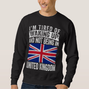 Sudadera Estoy cansada de despertarme y de no estar en el R