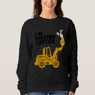 Sudadera Estoy cavando los chicos de los tractores de las c