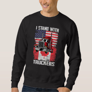 Sudadera Estoy con el convoy de libertad de camioneros