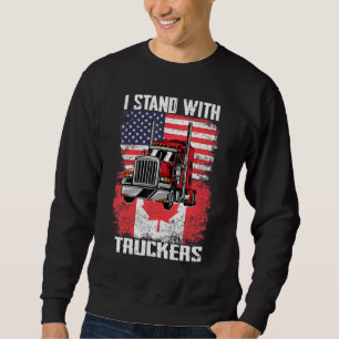 Sudadera Estoy con el convoy de libertad de camioneros
