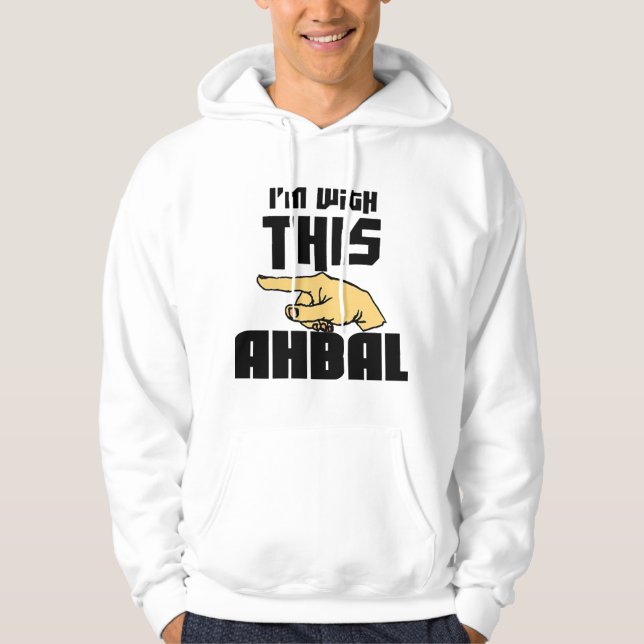 Sudadera Estoy con este Ahbal (Anverso)