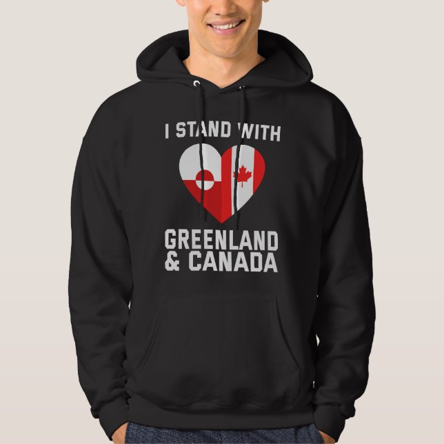 Sudadera Estoy Con Groenlandia Y Canadá (Anverso)