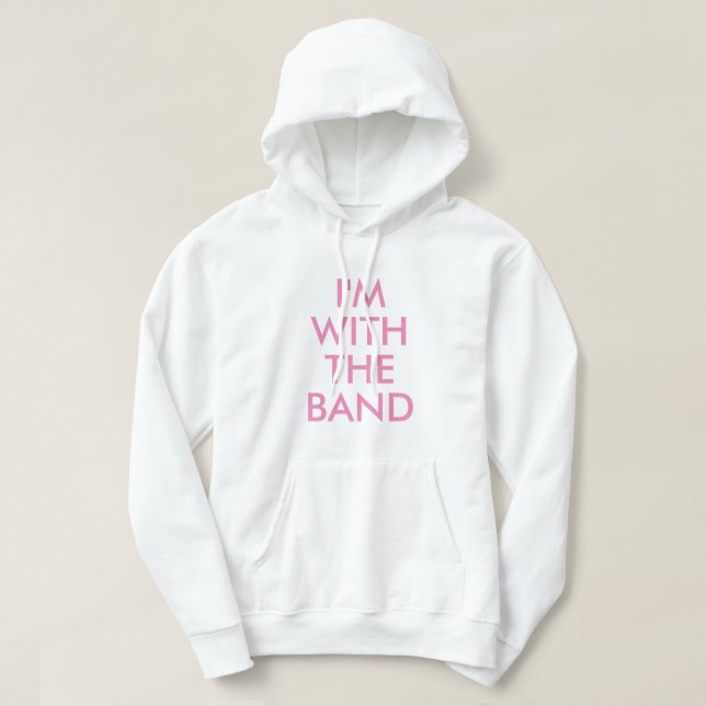 Sudadera Estoy con la banda | Camiseta para niñas bebés (Diseño del anverso)