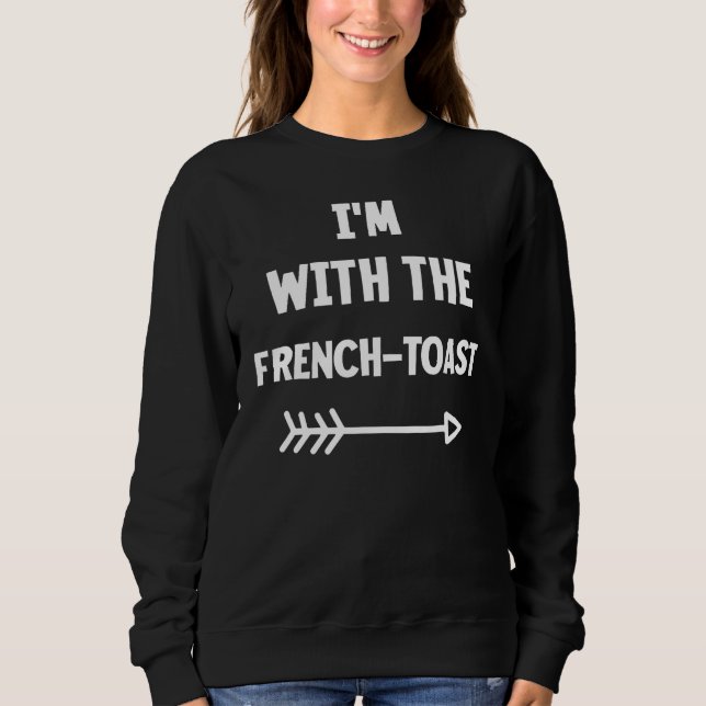 Sudadera Estoy con la torrija Disfraz de Halloween vago (Anverso)