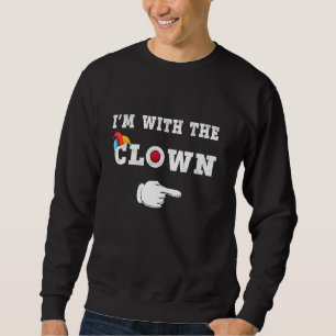 Sudadera Estoy Con Los Trajes De Halloween De Payaso