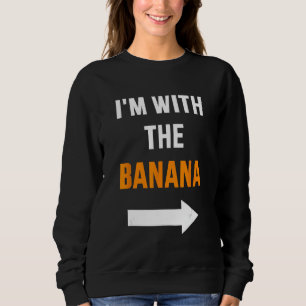 Sudadera Estoy con un traje de pareja de parejas que hacen