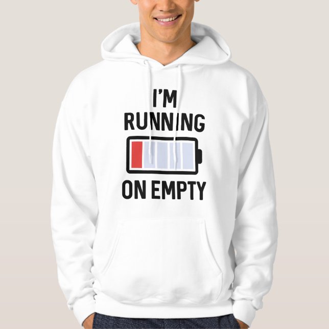 Sudadera Estoy corriendo en vacío (Anverso)