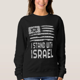 Sudadera Estoy De Acuerdo Con La Bandera Patriótica Israelí