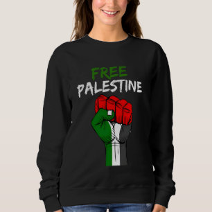 Sudadera Estoy de acuerdo con Palestina Bandera Libre de Pa