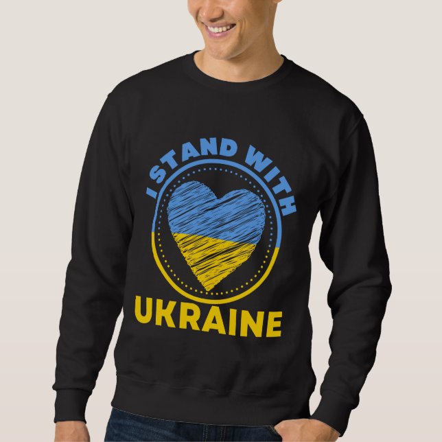 SUDADERA ESTOY DE ACUERDO CON UCRANIA - APOYO (Anverso)