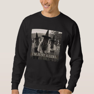 Sudadera Estoy de moda, solo soy un Chica de Halloween Bruj