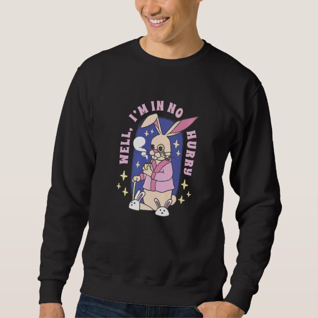 Sudadera Estoy en Conejo sin prisa (Anverso)
