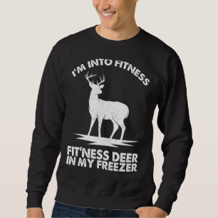 Sudadera Estoy en el ciervo apto para el fitness en mi cier