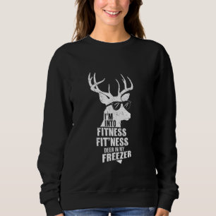 Sudadera Estoy en Fitness Deer Freezer Funny Deer