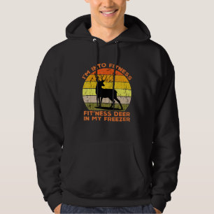 Sudadera Estoy En Fitness Fitness Deer En Mi Hambre Congela