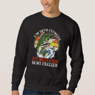 Sudadera Estoy En Fitness Fitness Pescado En Mi Pesca Conge