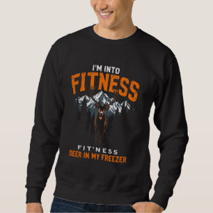 Sudadera Estoy en forma Fitness Ciervo en mi congelador Cie