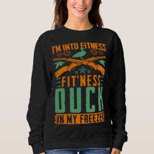 Sudadera Estoy en forma, pato en forma en mi congelador caz