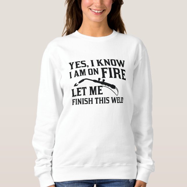 Sudadera Estoy En Fuego (Anverso)