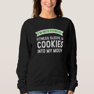 Sudadera Estoy en las galletas de las mangas de fitness en