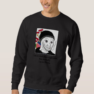 Sudadera Estoy en un mal lugar ahora mismo no mentalmente e
