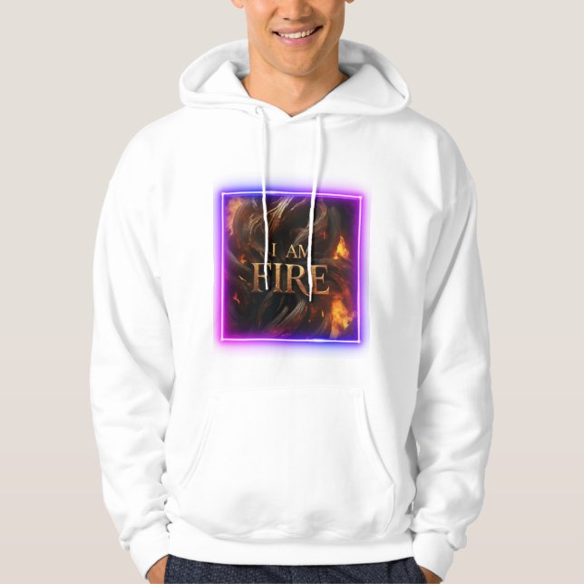 SUDADERA ESTOY FUEGO CLASIC BOLD WRITHOODIE (Anverso)