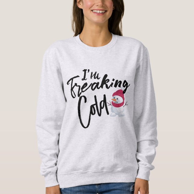 Sudadera Estoy helado - Sudadera con capucha diver (Anverso)