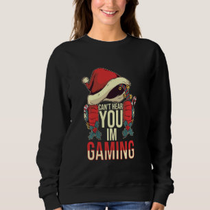 Sudadera Estoy Jugando Vídeo De Navidades Graciosos De Sant